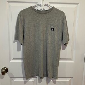 Burton Gray Short Sleeve Tee Casual Classic